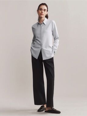 Rhône Mirage Button Up UPF 50+ sun protection Grey Mist